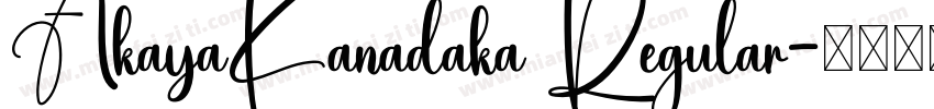 AkayaKanadaka Regular字体转换